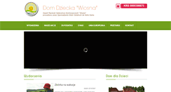 Desktop Screenshot of dzieci-wiosna.pl